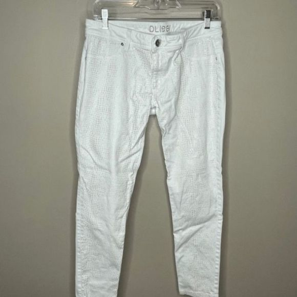 DL1961 White Venom Emma Jeggings Jeans‎